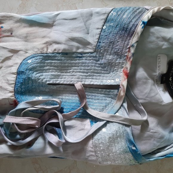 Anna Scott eurXS Peake Sequin Blouse Long Sleeve - Picture 8 of 8